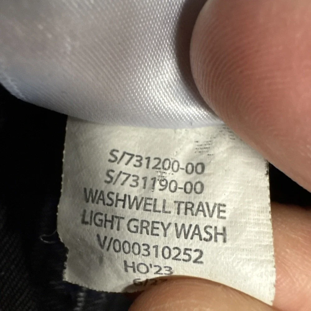 Banana Republic Jeans Mens 31x30 (Fits 31x28) Gray Travel Athletic Fit Denim